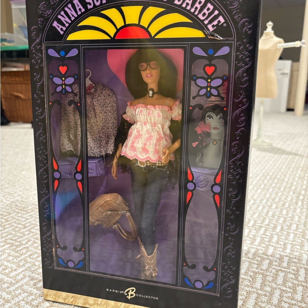 Anna sui collectors designer Barbie new tags in original unopened box